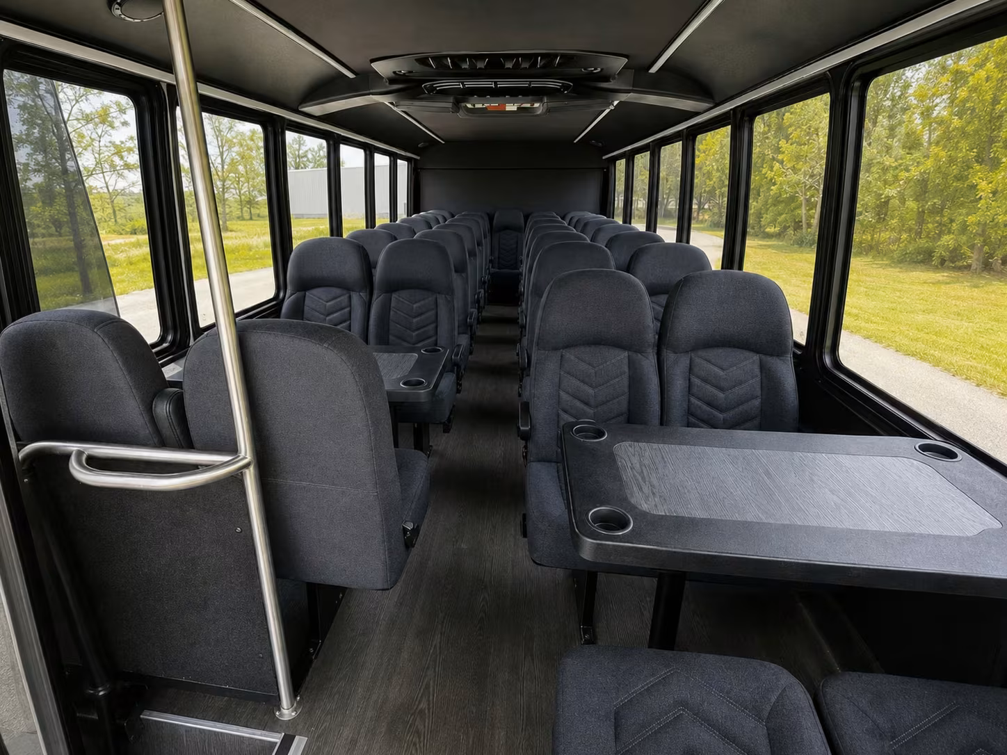 15 passenger minibus interior