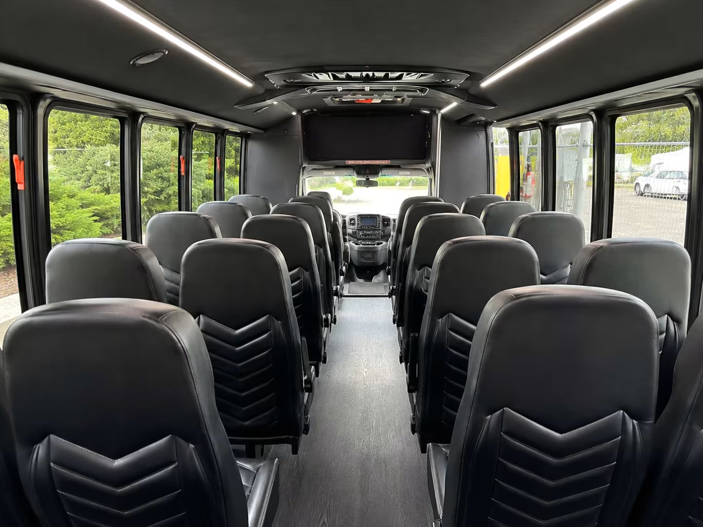 20 passenger minibus interior