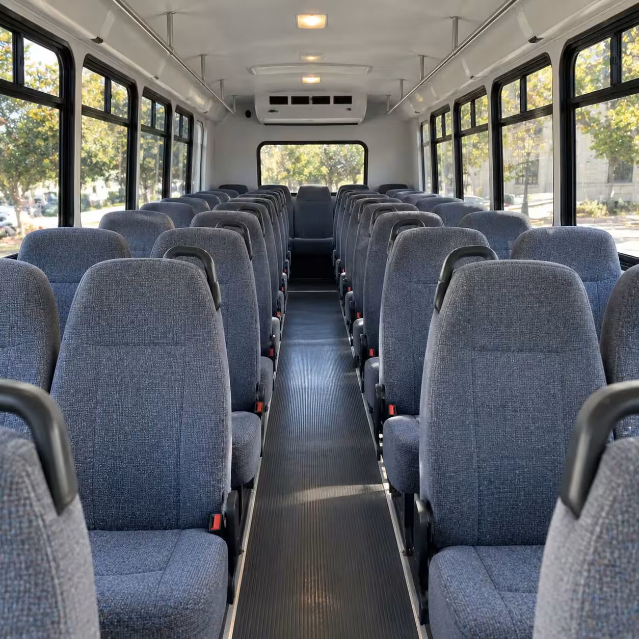 25 passenger minibus inside