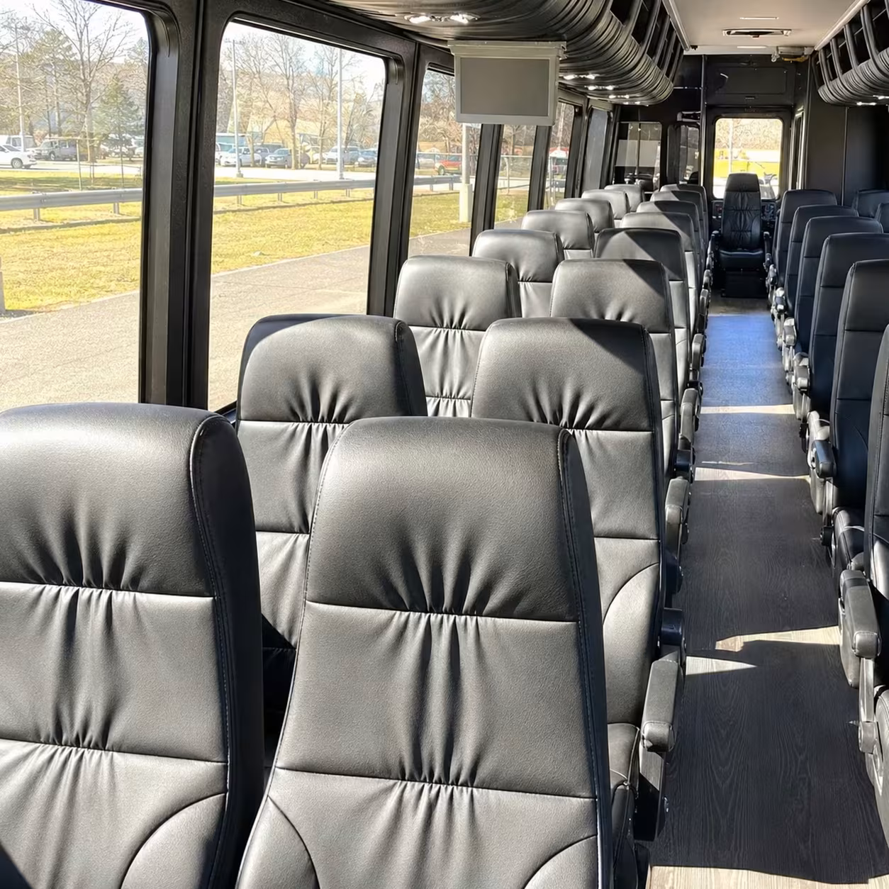 28 passenger minibus inside