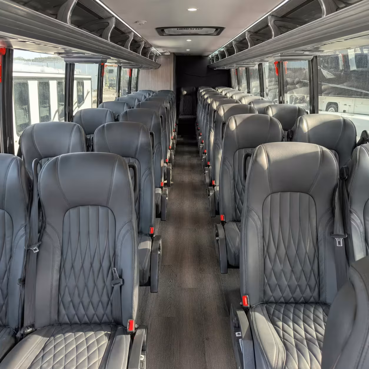 35 passenger minibus interior