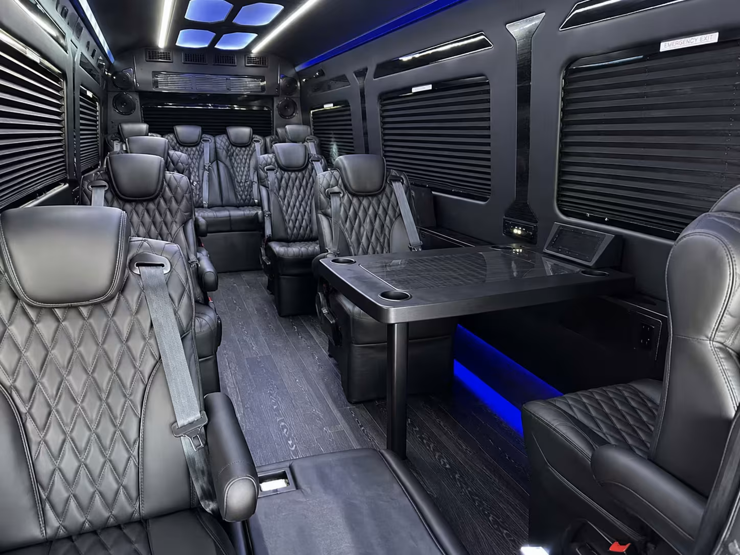 sprinter van with driver inside